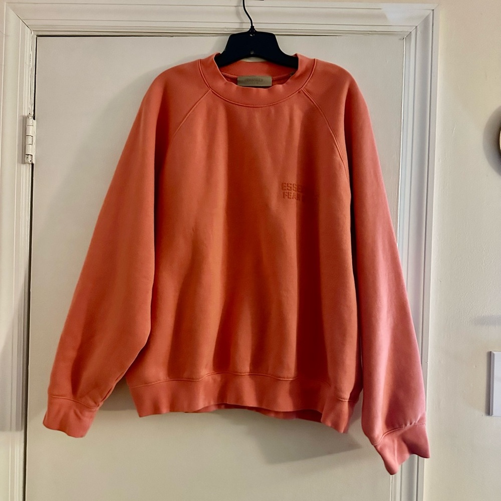 Like New Essentials FOG Fear of God Crewneck Sweatshirt - Picture 1 of 11